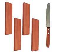 4 pezzi guancette per coltelli, manici per coltelli multiuso in palissandro rosso, guancette per coltelli fai da te, legno per strumenti musicali, manico in legno per coltelli fai da te, 16 x 4 x 1