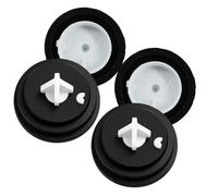 4 pezzi guarnizione a caccia d'acqua WC, membrana a caccia d'acqua perfetta riparazione espressa di caccia d'acqua, valvola diaframma compatibile con serbatoi di WC, durevole e facile da installare