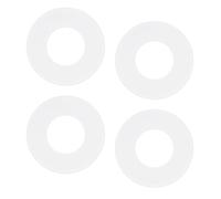 4 Pezzi Guarnizione Gomma Siliconica Cassetta WC per Geberit,Guarnizione Scarico WC 63 X 30 X 2 mm,Guarnizione Valvola Di Scarico,per Riparazione Flushing Valvola Di Scarico