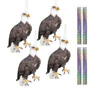 4 Pezzi Gufo Scaccia Piccioni, Dissuasori Per Uccelli, Anti Piccioni Balcone, Dissuasore Per Piccioni, Dissuasori Per Uccelli,Cartone Piatto Scaccia Piccioni, Repellente Piccioni, Spaventa Piccioni