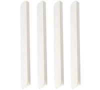4 Pezzi Guide Scorrevoli per Cassetto, Binari Hips Bianco Classico | Montaggio Inferiore, Resistenza alla Deformazione e Pressione, Uso per Tv Cabinets e Hidden Doors