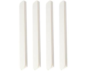 4 Pezzi Guide Scorrevoli per Cassetto, Binari Hips Bianco Classico | Montaggio Inferiore, Resistenza alla Deformazione e Pressione, Uso per Tv Cabinets e Hidden Doors