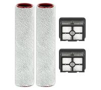 (4 pezzi) H15 Pro spazzole di ricambio e filtro HEPA compatibile con Dreame H15 Pro/ H15 Mix/ H12 Pro FlexReach (NON PER H12 PRO) aspirapolvere a secco a umido, 2 rulli (senza maniglia), 2 filtri HEPA