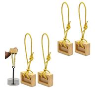 4 Pezzi Hangboard Arrampicata Portatile, Tavola Di Allenamento Portatile In Legno, Ideale Per Scalatori Roccia Palestra Casa Parete Della Porta Interna All'aperto Bouldering Allenamento Trazioni