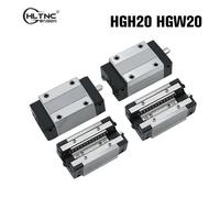 4 pezzi HGH20CA HGW20CC gabbia in acciaio carrelli HGR20 binario di guida lineare blocco adatto HIWIN HR20 larghezza 20mm guida per router di fresatura CNC HGH20CA