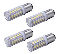 4Pz HQRP 1157 BAY15D 33-SMD 2835 LED Lampadina Marina Bianca