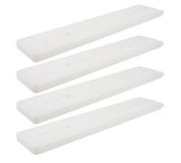 4 Pezzi Ice Box a Accumulo Freddo Riutilizzabile in Plastica Bianca | Magazzino e Alimenti, Logistica Catena del Freddo, Temperatura Bassa Costante