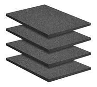 4 pezzi Imbottitura gommapiuma,Spugna per valigette 400 x 300 mm, imbottitura valigia,poliuretano espanso altezza: 25 mm