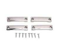 4 Pezzi Imbottitura per Cinghia Superiore per Barca Occhiello per Fante 42mm Occhielli per Imbottitura in Acciaio Inossidabile per Kayak Barca Marina con Viti Durevole Acciaio
