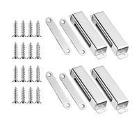 4 pezzi in acciaio inox per chiusura automatica armadi hardware per una facile installazione nel guardaroba armadio in acciaio inox