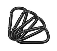 4 pezzi in lega di alluminio gancio a scatto a molla piccolo moschettone clip portachiavi arrampicata per campeggio escursionismo anelli a D gancio portachiavi attrezzatura esterna