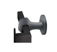 4 pezzi in silicone fermaporta maniglia for porta cuscinetto protettivo copertura silenziosa resistenza della artefatto anticollisione aspirazione per Tutti i Pavimenti Duri(S gray)