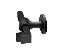 4 pezzi in silicone fermaporta maniglia for porta cuscinetto protettivo copertura silenziosa resistenza della artefatto anticollisione aspirazione per Tutti i Pavimenti Duri(S black)