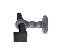 4 pezzi in silicone fermaporta maniglia for porta cuscinetto protettivo copertura silenziosa resistenza della artefatto anticollisione aspirazione per Tutti i Pavimenti Duri(L gray)