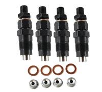 4 pezzi Iniettore di carburante 131406490 compatibile con Perkins motore 404-22T 104-22 403D-15 404C-22 404D-22T