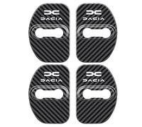 4 Pezzi Inox auto serratura porta coperchio, Per Dacia Dispositivi antifurto di bloccaggio antiruggine resistente polvere,B