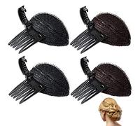 4 pezzi Inserti Spugna Styling Inserto capelli bump it up volume base dei capelli clip in spugna Strumento Base Capelli Pettine Capelli Styling Accessori per Donne Ragazze Acconciatura Fai da Te
