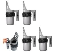 4 Pezzi Integrated Cat Litter Scooper - Cats Poop Scoop con Supporto - Parola Di Cucciolate Portatili Di Grande Capacità - Di Rimozione Dei Spazzature
