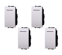 4 Pezzi Invertitore, Compatibile Con Bticino Living Light (Bianco)