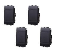 4 Pezzi Invertitore, Compatibile Con Bticino Living Light (Nero)