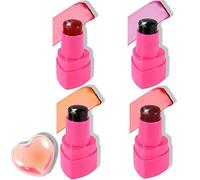 4 Pezzi Jelly Blush Stick, Crema Fard Stick, Blush Essence, Blush in Crema, stick Lip Cheek Stain, per un Make-up a Lunga Tenuta Che Aderisce Alla Pelle, Fard 3 in 1 Facile da Stendere, Ragazza Carina