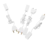 4 Pezzi Kit Illuminazione Miniatura 1: 12 per Casa delle Cavo | Metallo e Plastica, Stabile, Gestione Ordinata dei Cavi, Bianco, per Progetti Scala 1: 12