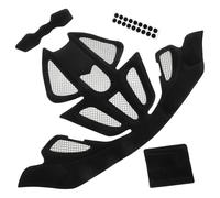 4 Pezzi Kit Imbottitura Casco Nolan per Bici, Schiuma Nera | Cuscini per Casco Bicicletta, Ricambio Leggero, Uso Outdoor e Ciclismo, Comfort Stabile, Vestibilità Stile Casuale