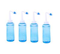 4 pezzi Kit per risciacquo nasale Neti Pot, Kit per risciacquo nasale da 500 ml, Sistema di irrigazione nasale a pressione per la pulizia del naso, Irrigazione nasale per il sollievo della congestione