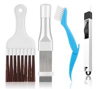 4 Pezzi Kit Pulizia Asciugatrice, Spazzole per la Pulizia del Condensatore del Condizionatore D'aria, Spazzola per la Pulizia Delle Alette Dell'aria Condizionata per Pulita, Frigoriferi