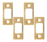 4 Pezzi Kit Rinforzo Porta Esterna, Finitura Oro Antica | Installazione Semplice e Resistenza alla Corrosione, per Telaio e Serrature, Stile Classico