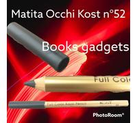 4 Pezzi Kost Make Up Italia Matita Occhi N° 52 Kajal Nero Eyeliner con Vitamina
