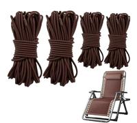 4 Pezzi Lacci Di Ricambio Sedia Reclinabile, Ricambio Per Sedia a Gravità Zero, Corde Elastiche Zero Gravity Chair Giardino, Per Lettino Prendisole,Corde Elastiche Giardino (2x2,45m+2x1,45m).