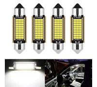 4 pezzi Lampadine C5W LED Festone 41mm 42mm Canbus 12V 6000K Bianco Super Luminoso per Luci Interne Auto e Luci Targa Senza Errori Canbus Senza Polarità