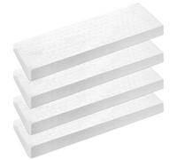 4 Pezzi Lana Ceramica per Camino a Bioetanolo, Spugna Ceramica per Camini da Tavolo, Fibra Ceramica Resistente al Calore per Stufe a Bioetanolo, Gel e Camini Interni (300x100x25mm)