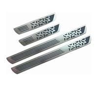 4 Pezzi Listelli Battitacco Auto per Tesla Model X 2020-2026, Strisce BattitaccI Anti-Graffio Door Sill Kick Plates Protector AntiGraffio Accessori,B