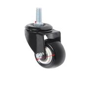 4 pezzi/lotto 1.5/2 pollici diamante caster freno PU ruota in poliuretano altoparlante muto(1.5 inch 8x15mm)