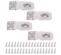 4 pezzi lucchetto Hasp serratura serratura in acciaio inox porta di sicurezza