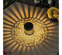 4 PEZZI Luce da parete a proiezione solare in ferro W Light - Opera d'arte a taglio laser per esterni, decoro da giardino impermeabile IP65 con angolo a 12° 2 pezzi,4 pezzi,1 pezzoFerro