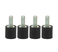4 Pezzi M3 M5 Supporti in Gomma, Ammortizzatore in Gomma Isolatore Supporti Antivibrazioni Silentblock Bobine per Barche per Auto(VD8*8 M3*8)