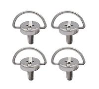 4 Pezzi M4 Vite in Alluminio, Collo Tracolla Morbida Antistress, Anello D-Ring Vite di Montaggio, Viti D-ring M4 in Acciaio Inossidabile, Per Mini 3/Mini 3 PRO RC, Per Fotocamera Treppiede, Monopiede