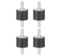 4 pezzi M8 ammortizzatori in gomma supporto anti-vibrazione Silent Block per compressori d'aria pompa acqua