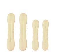 4 pezzi Magic Hair Chignon Maker spugna per capelli Twister facile perfetto strumento per chignon (2 piccoli, 2 grandi) (biondo)