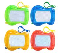 4 pezzi magnetici per bambini, mini tavolo da disegno magnetico, cancellabile, per feste, compleanni dei bambini, regali per gli ospiti, feste di lavoro