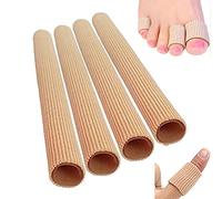 4 Pezzi Manicotti per Dita Dei Piedi, Copri Dita in Gel Tagliabile, Salva Punte e Proteggi Dita, Protezione Dita Piedi per Prevenire Vesciche, Calli e Duroni (15 cm, 2 dimensioni)