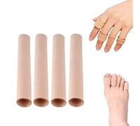 4 Pezzi Manicotti per Dita Dei Piedi Copri Dita in Gel Tagliabile Salva Punte e Proteggi Dita Protezione Dita Piedi per Prevenire Vesciche Calli e Duroni (15 cm, 2 dimensioni)