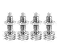 4 pezzi maniglia, perno di bloccaggio a sgancio rapido, pistone a molla retrattile, kit di bloccaggio M6 per cassetta degli attrezzi con rotelle