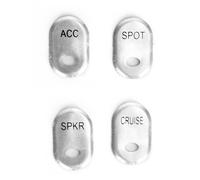 4 Pezzi Mano Controllo Pulsante Interruttore Cover Per FLHTK FLHTCU Se TG Fltr U