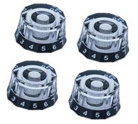 4 Pezzi Manopola Di Controllo Del Tono Del Volume Della Chitarra Chitarra Elettrica Basso Manopola In Acrilico Manopole Di Controllo Della Velocità Sostituzione Del Cappuccio Del Potenziometro parti d