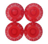 4 Pezzi Manopole Per Chitarra Cappello A Cilindro Velocità Campana Manopola Di Controllo Tono Volume 6mm Per Accessori Per Chitarra Elettrica LP/SG parti di chitarra(White4)