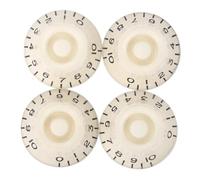 4 Pezzi Manopole Per Chitarra Cappello A Cilindro Velocità Campana Manopola Di Controllo Tono Volume 6mm Per Accessori Per Chitarra Elettrica LP/SG parti di chitarra(Black5)